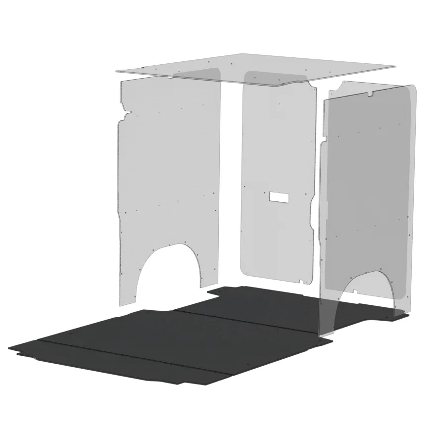 63C2-135-6441 – LEGEND FLEET Cargo Area Liner, Black Direct Fit Flat Edges Composite Low-Density Polyethylene With Fi...